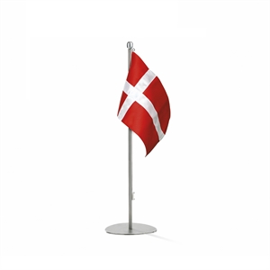 Piet Hein - Bord-flagstang (35-cm) med DANSK flag